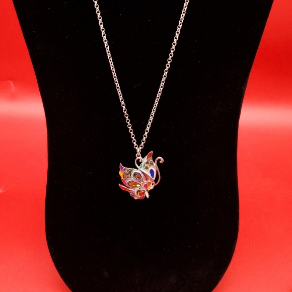 🦋Fairy Butterfly Enamel Necklace - Picture 5 of 6